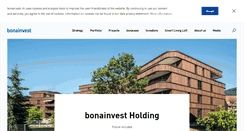 Desktop Screenshot of bonainvest.ch